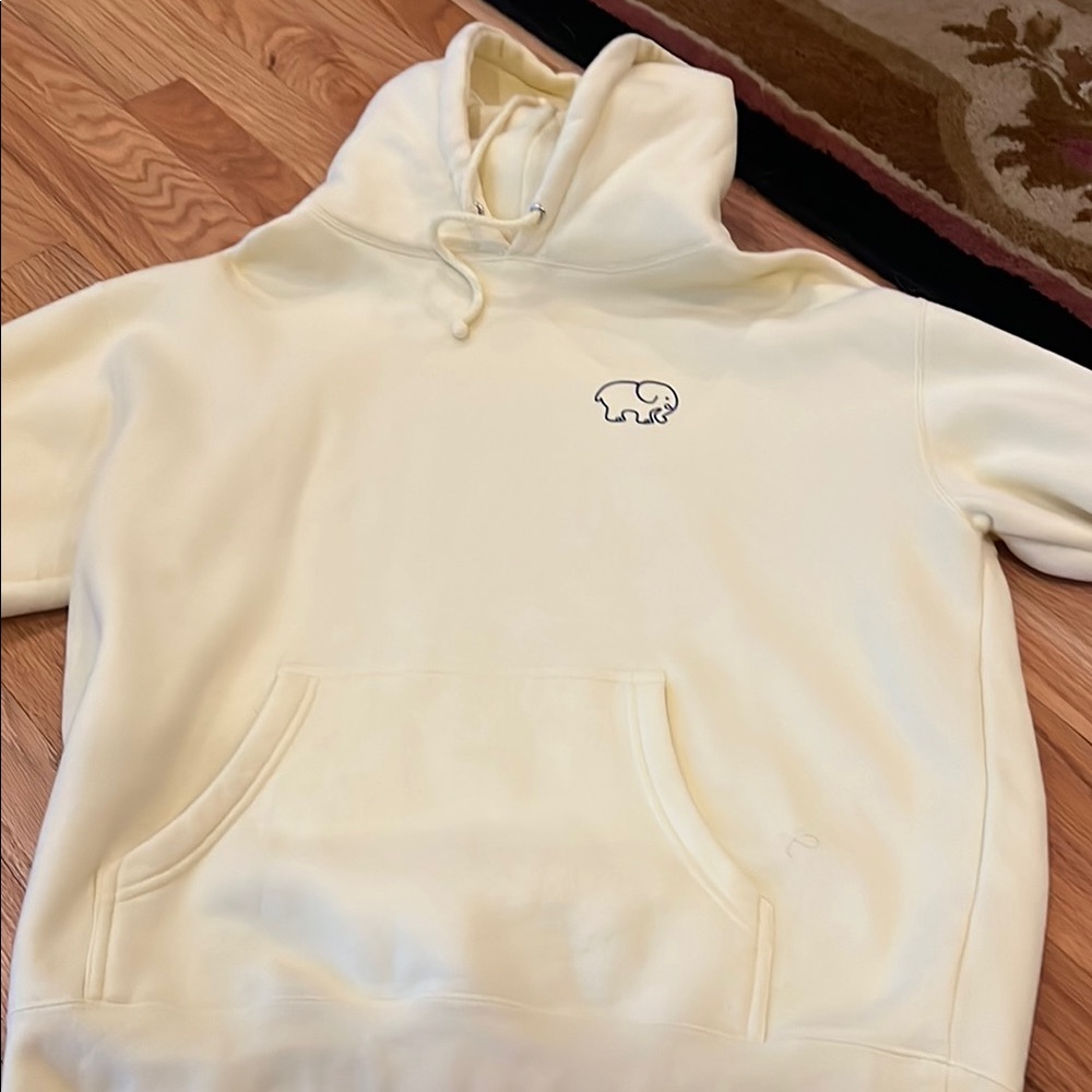 Yellow Hoodie with Elephant Logo